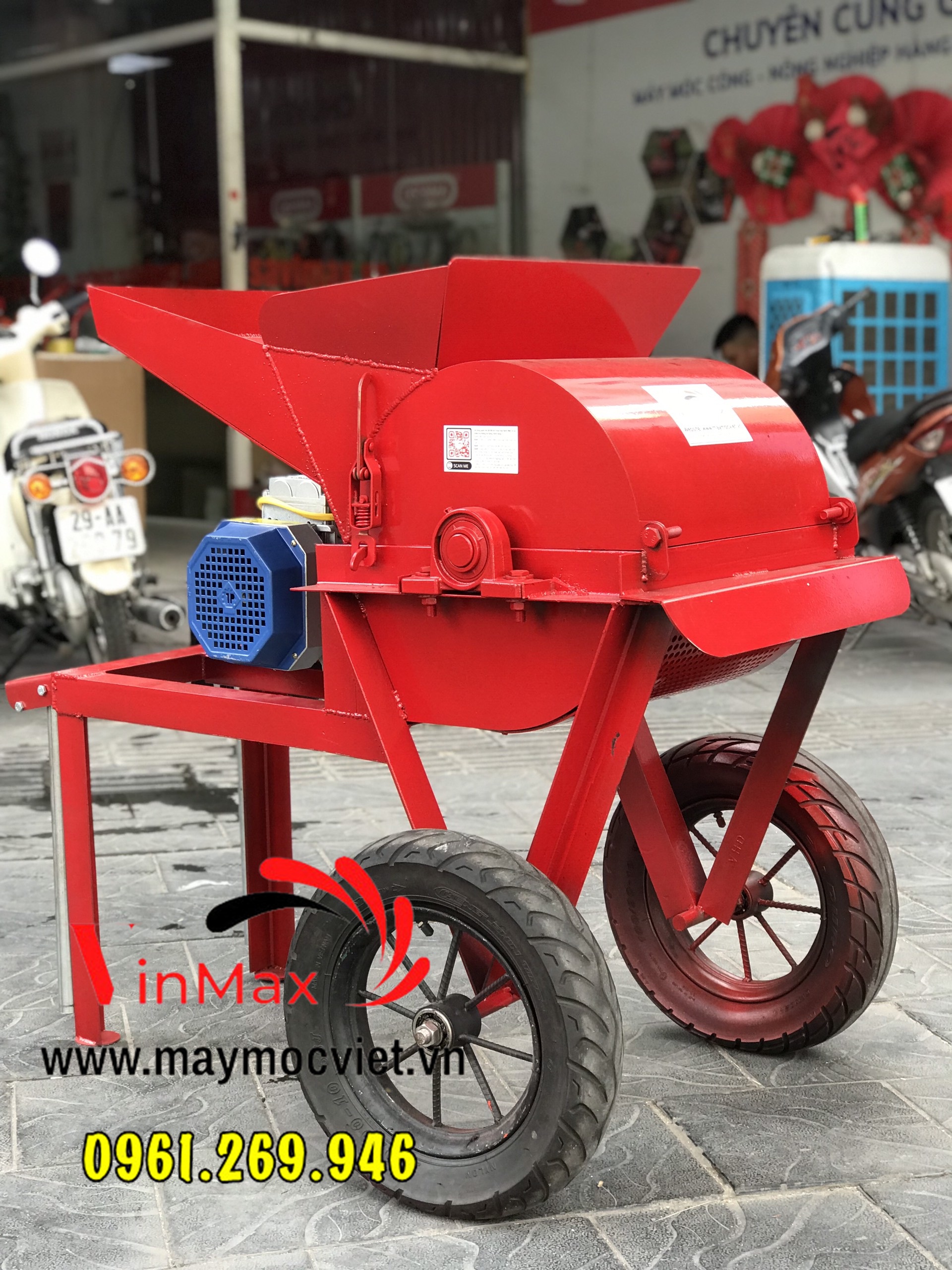 Máy nghiền đất đóng bầu cây cho vườn ươm Vinmax VMND26