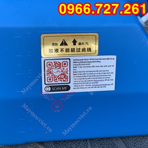 Máy phun sương, phun thuốc diệt muỗi  ULV pin Lithium Turbo TBA-7