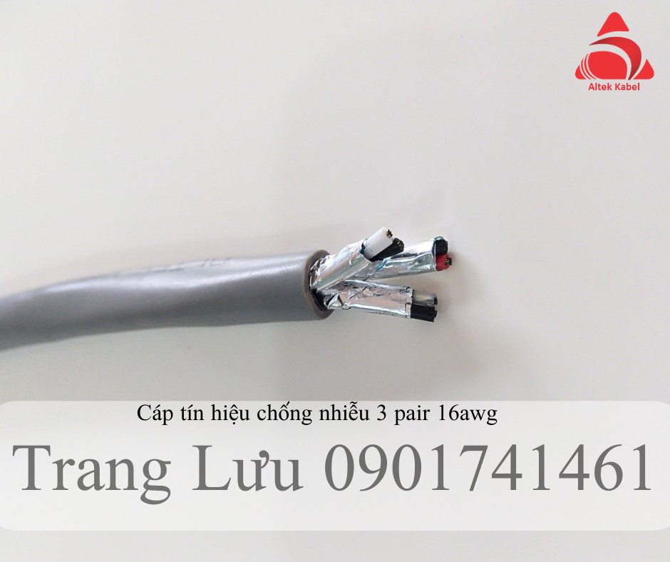 Cáp tín hiệu chống nhiễu 1 pair, 2 pair, 3 pair, 4 pair