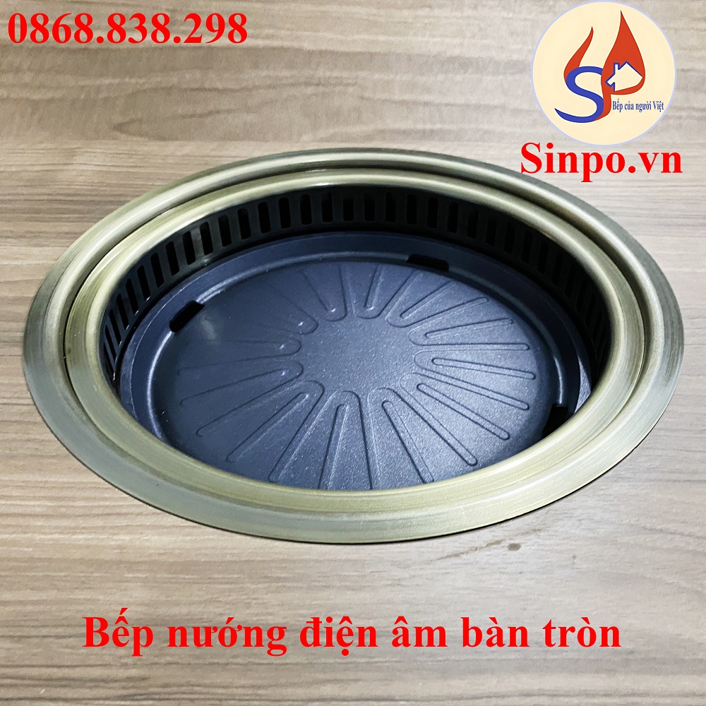 Bếp nướng điện âm bàn tròn nhà hàng giá rẻ