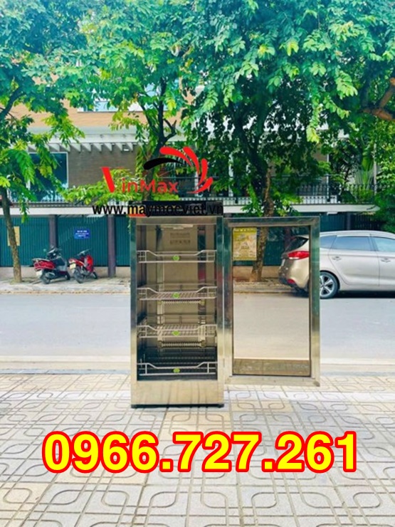 Máy sấy bát đĩa, tiệt trùng bát đĩa 280L công suất 600W cảm ứng từ
