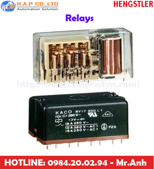 rơ le an toàn Hengstler tại việt nam, rơ le Hengstler