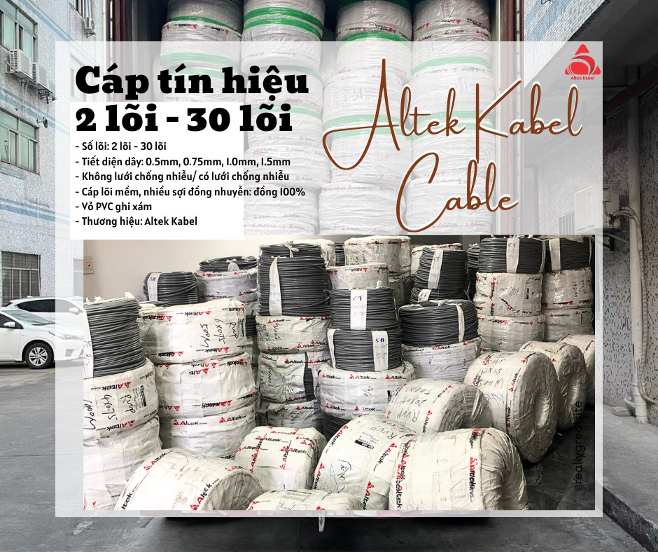 Cáp tín hiệu báo cháy 2x0.5mm tại Hà Nội, Đà Nẵng, Hồ Chí Minh