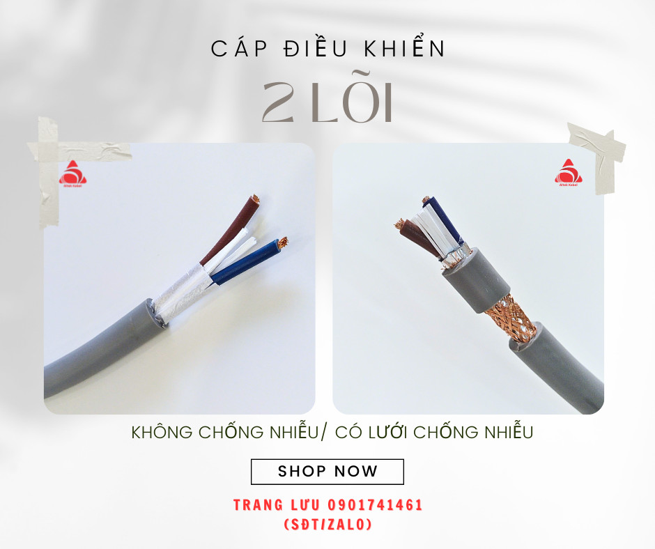 Cáp tín hiệu báo cháy 2x0.5mm tại Hà Nội, Đà Nẵng, Hồ Chí Minh