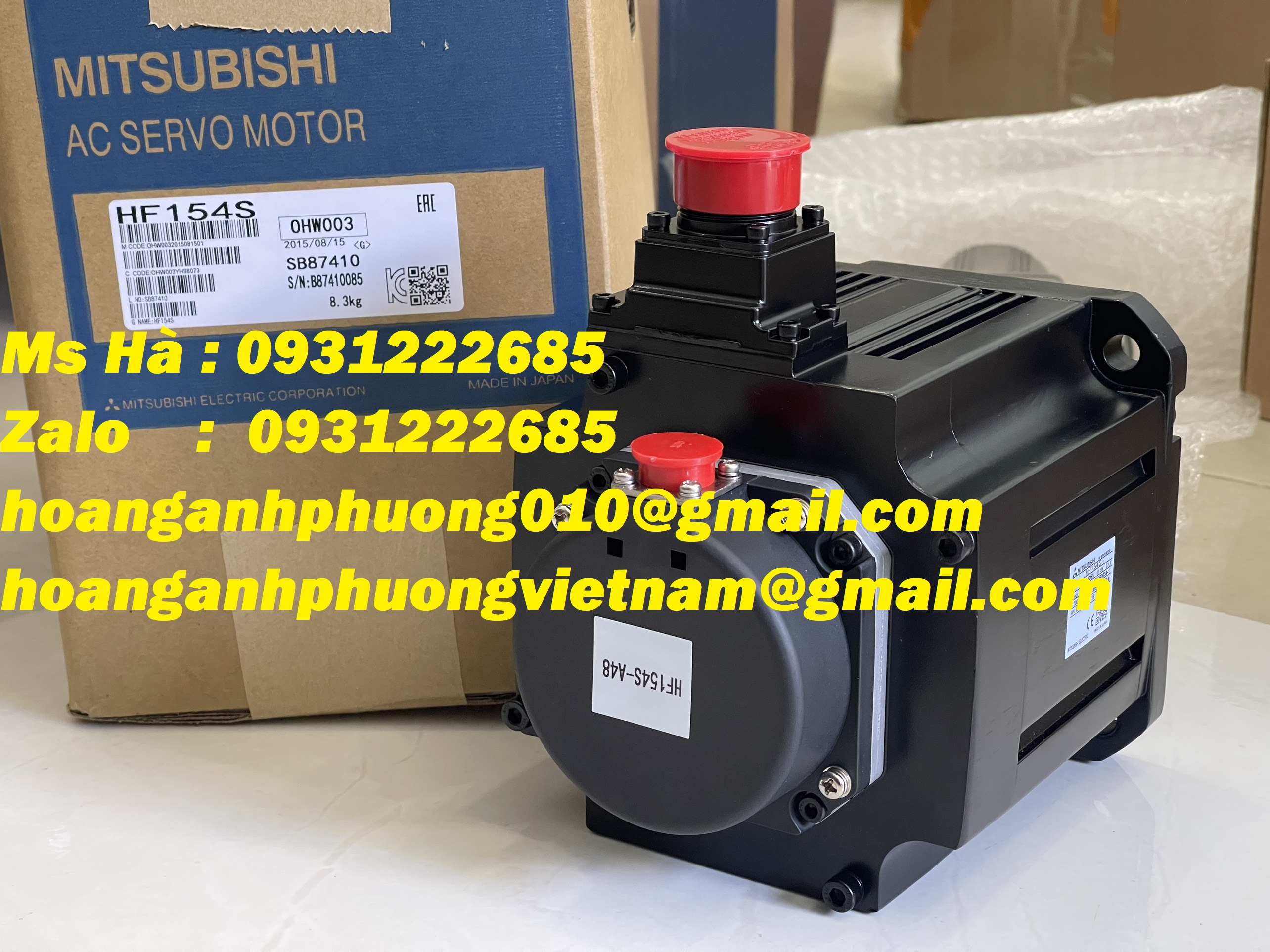 Động cơ AC chính hãng mitsubishi HF154S-A48 giá tốt hiện nay