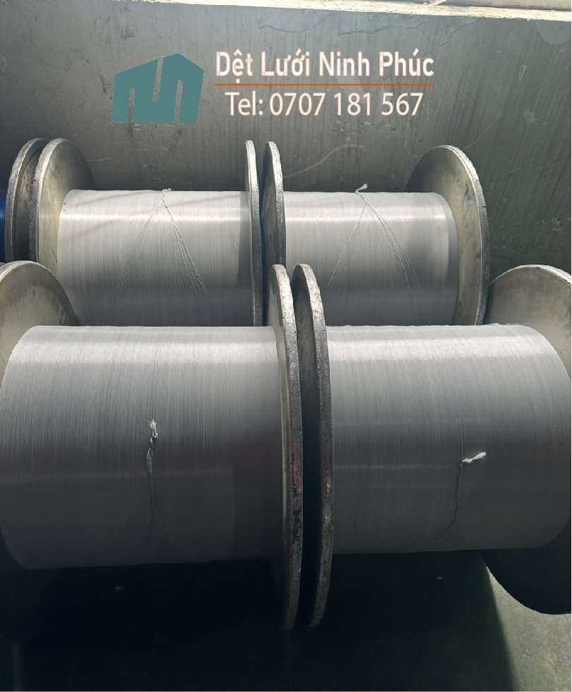 Lưới công trình HDPE màu xám, tạo thương hiệu cho công trình xây dựng