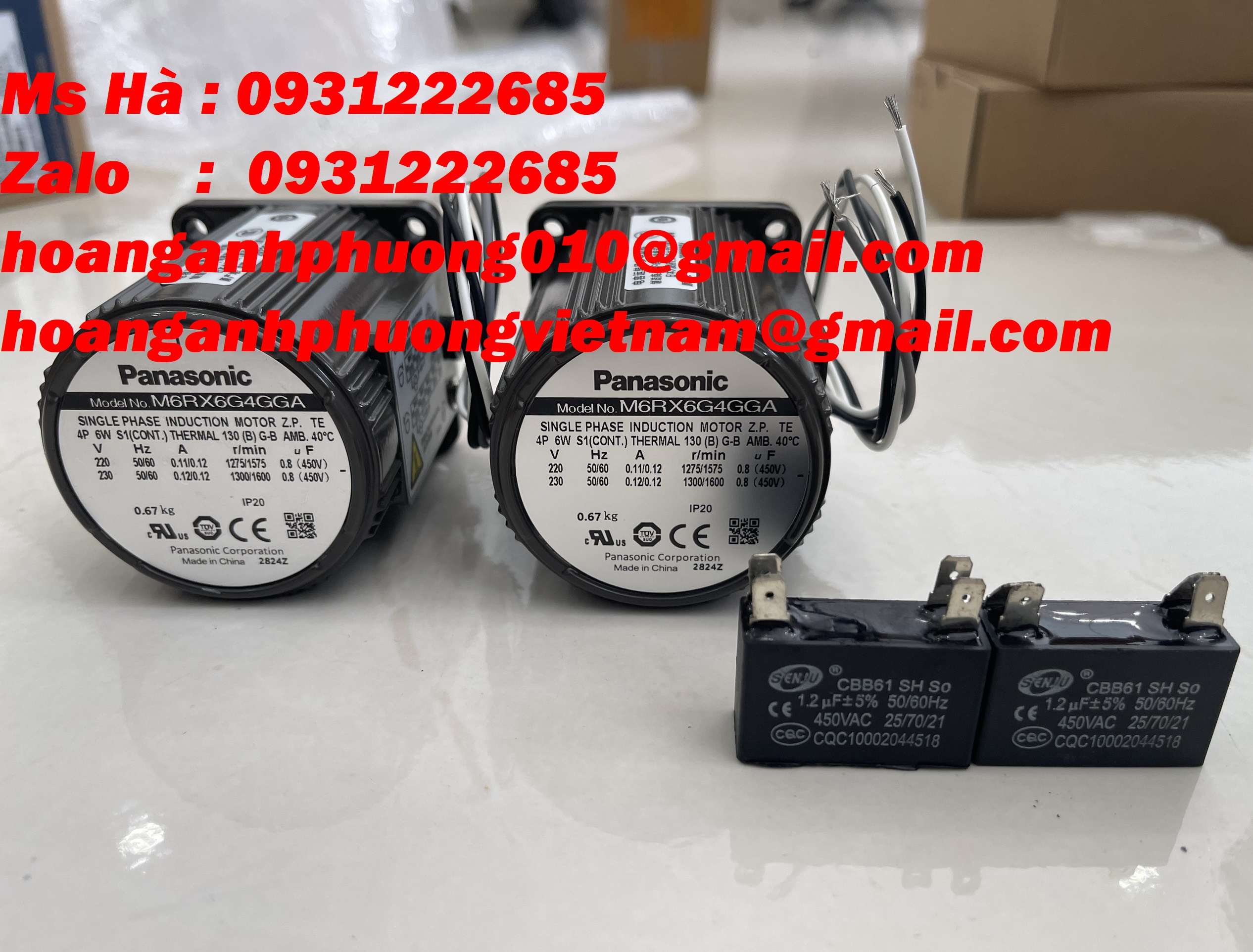 Motor nhỏ gọn panasonic M6RX6G4GGA giá cả siêu tốt