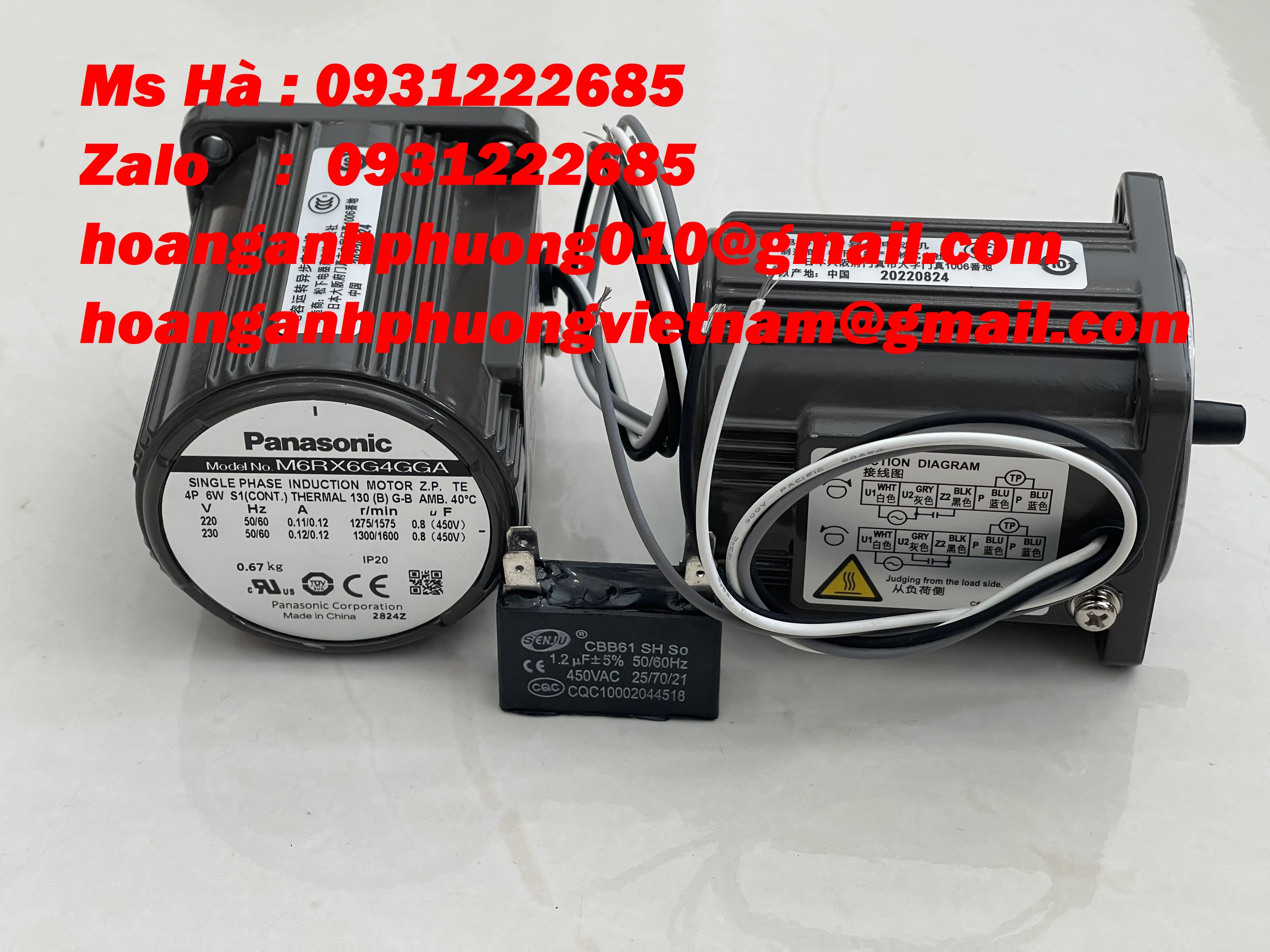 Motor nhỏ gọn panasonic M6RX6G4GGA giá cả siêu tốt