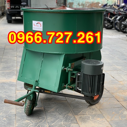 Máy trộn bê tông cưỡng bức trục đứng đường kính 90cm