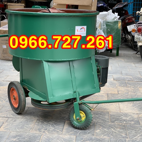 Máy trộn bê tông cưỡng bức trục đứng đường kính 90cm