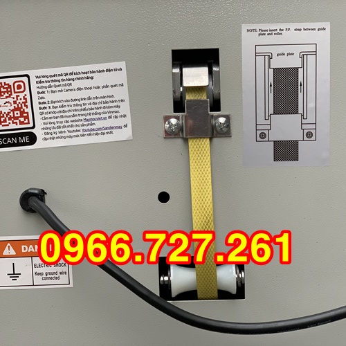 Máy đóng đai thùng bán tự động DBJ-1