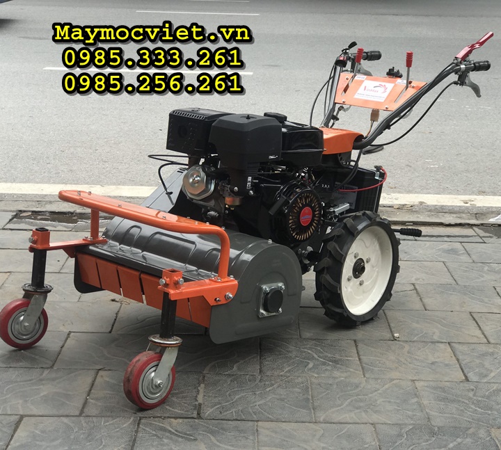Máy phát cỏ trục băm KAWASAKI VMTB100D khởi động đề nổ 10HP