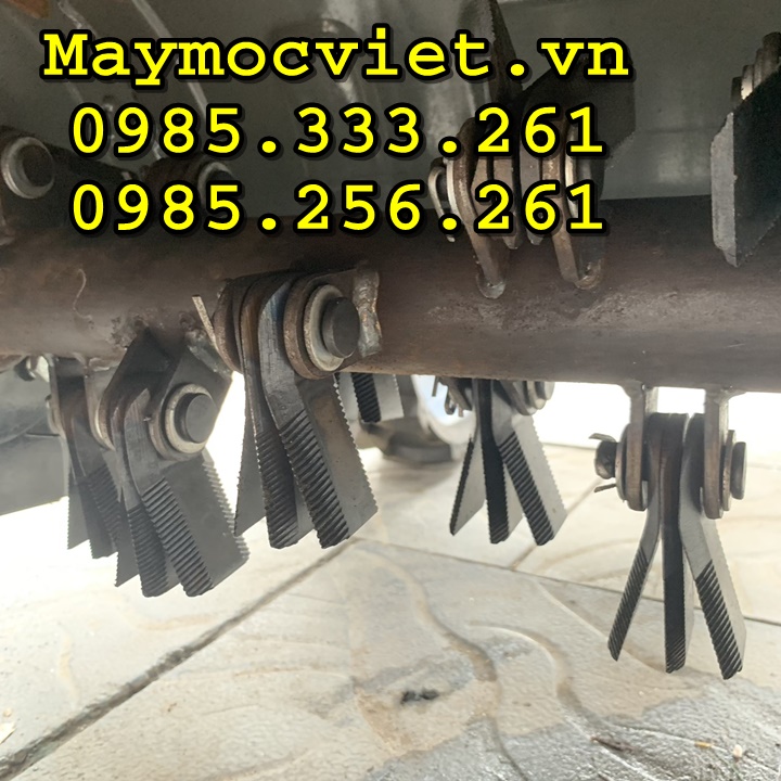 Máy cắt cỏ trục băm 10HP KAWASAKI chạy xăng đề nổ Vinmax VMTB100D