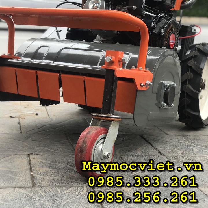 Máy cắt cỏ trục băm 10HP KAWASAKI chạy xăng đề nổ Vinmax VMTB100D