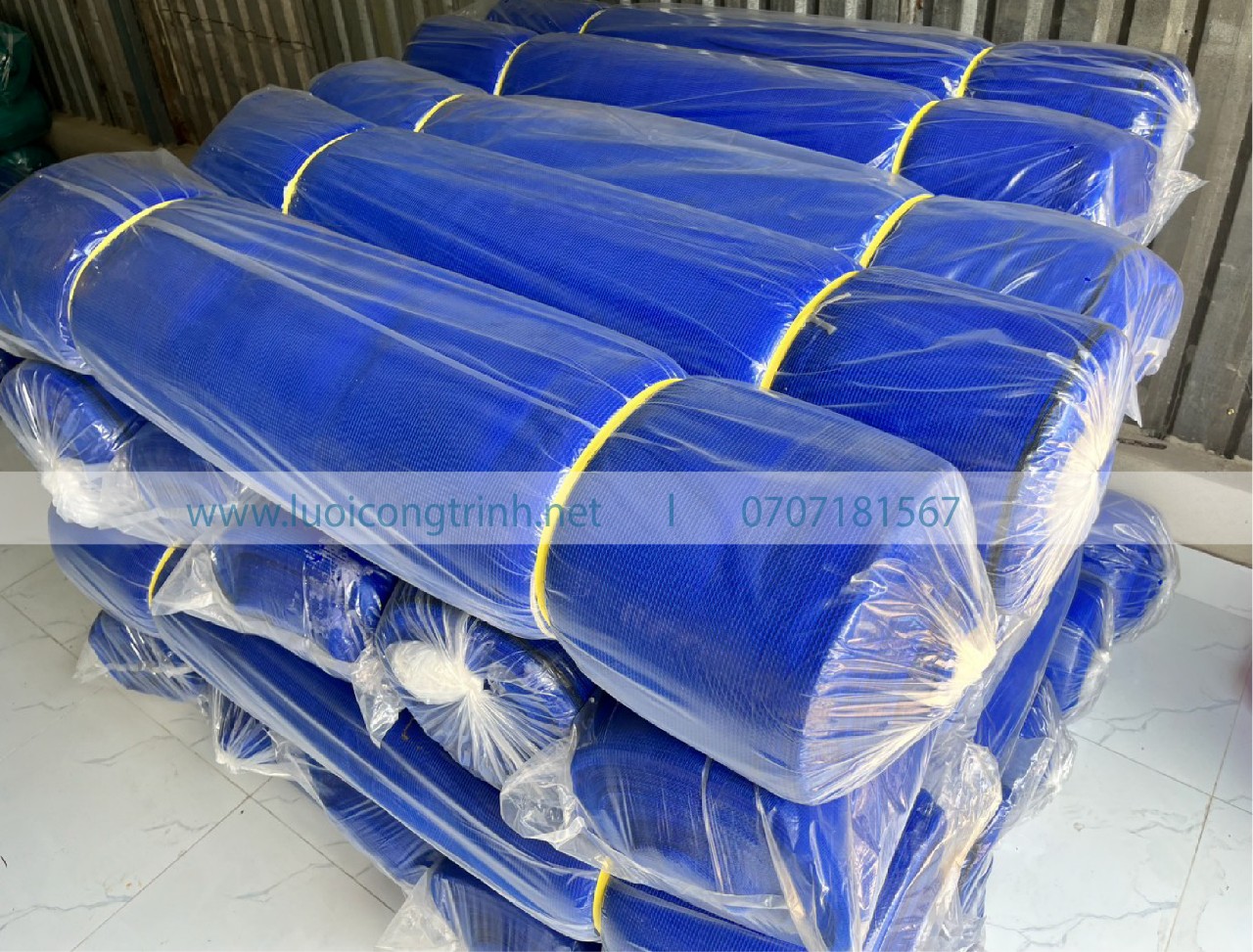 Lưới công trình chống bụi HDPE cho công trình xây dựng