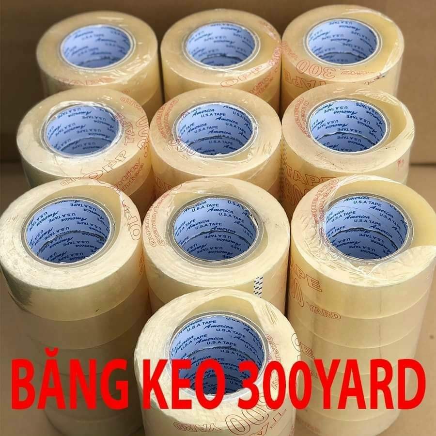 BĂNG KEO OPP TRONG - ĐỤC - CÁC MÀU - BĂNG KEO HÀNG DỄ VỠ 48mm
