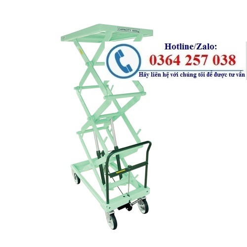 Bàn nâng, xe nâng mặt bàn 350kg nâng cao 1.5m