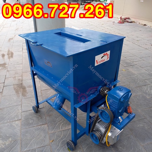 Máy trộn thức ăn chăn nuôi, trộn giá thể 150kg
