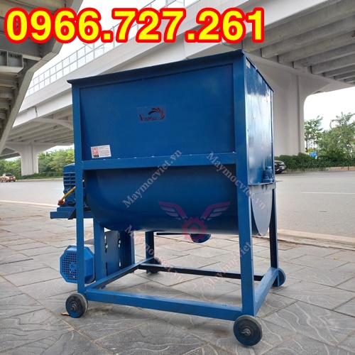 Máy trộn thức ăn chăn nuôi, trộn giá thể 150kg