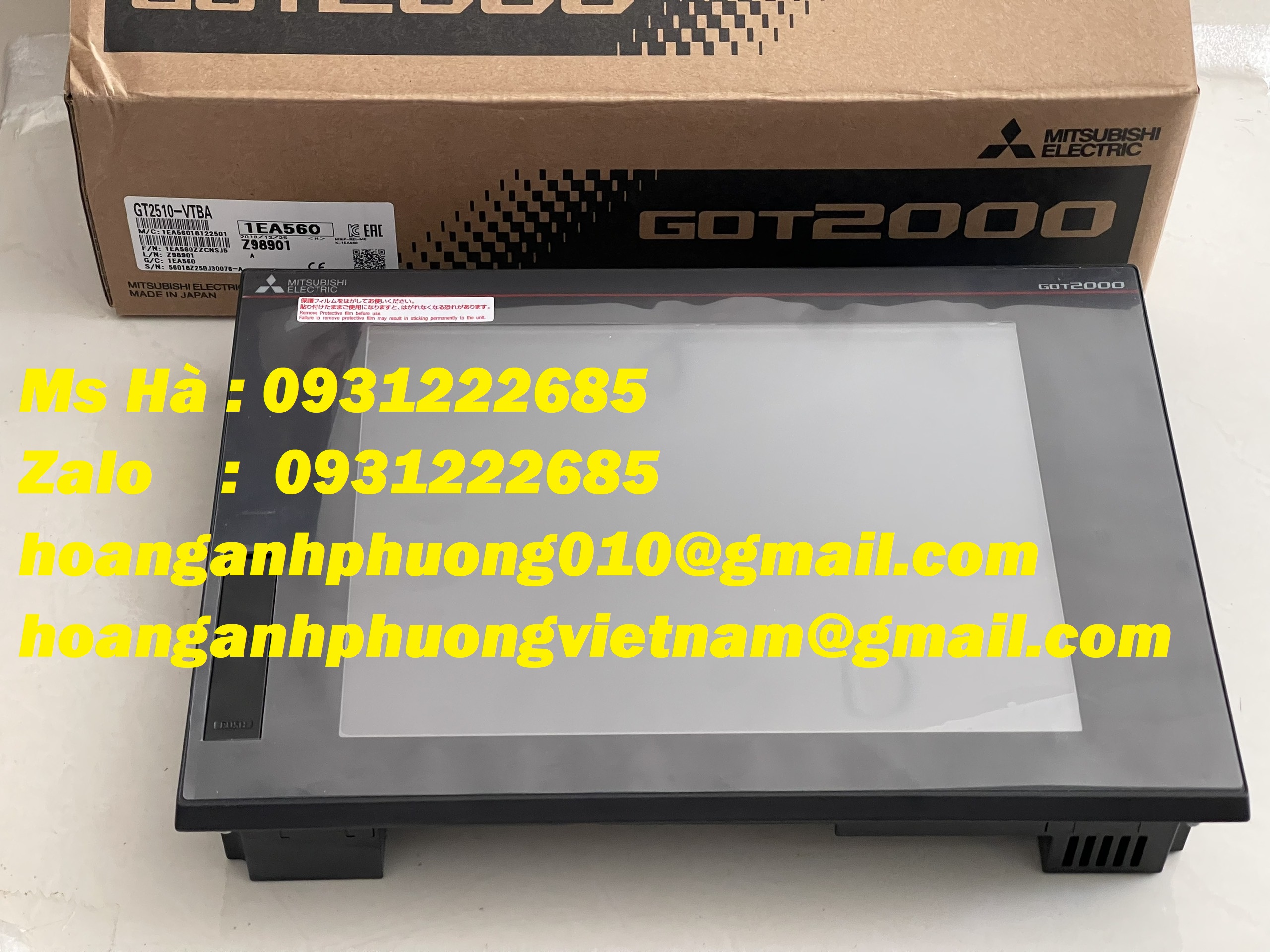 Màn hình chính hãng mitsubishi Japan - GT2510-VTBA - giá tốt