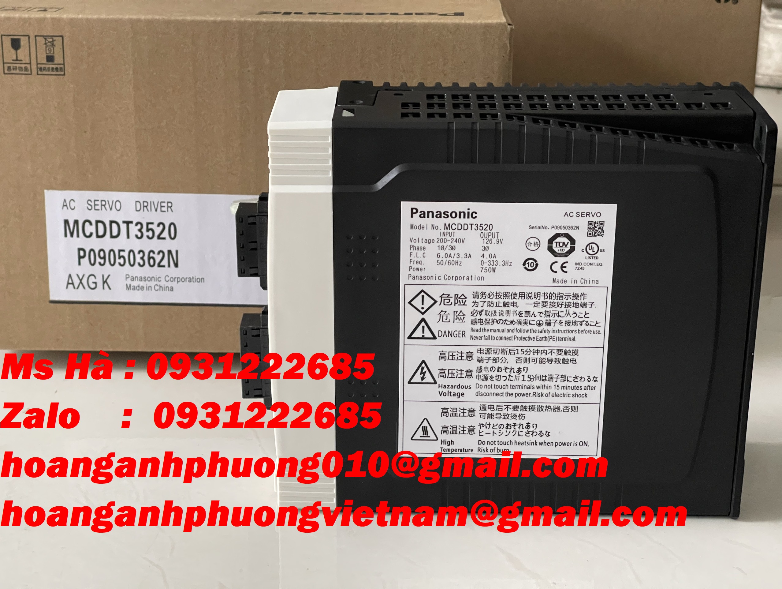 Driver servo MCDDT3520 panasonic - cung cấp bởi Hoàng Anh Phương