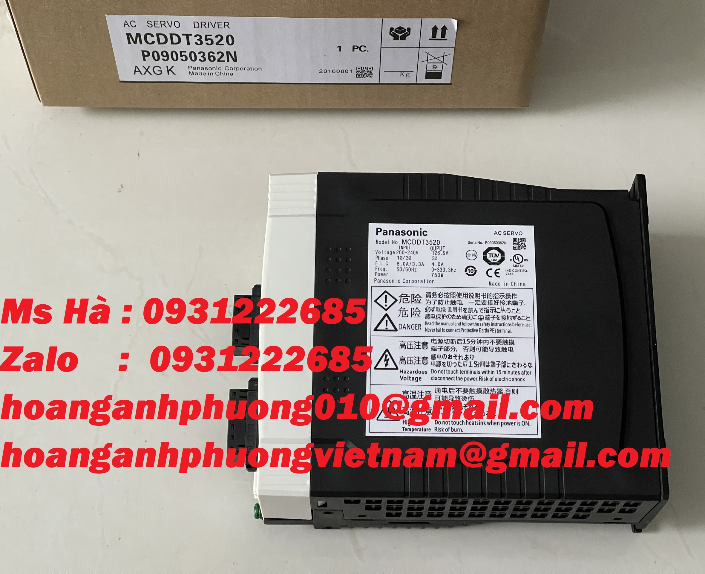 Driver servo MCDDT3520 panasonic - cung cấp bởi Hoàng Anh Phương