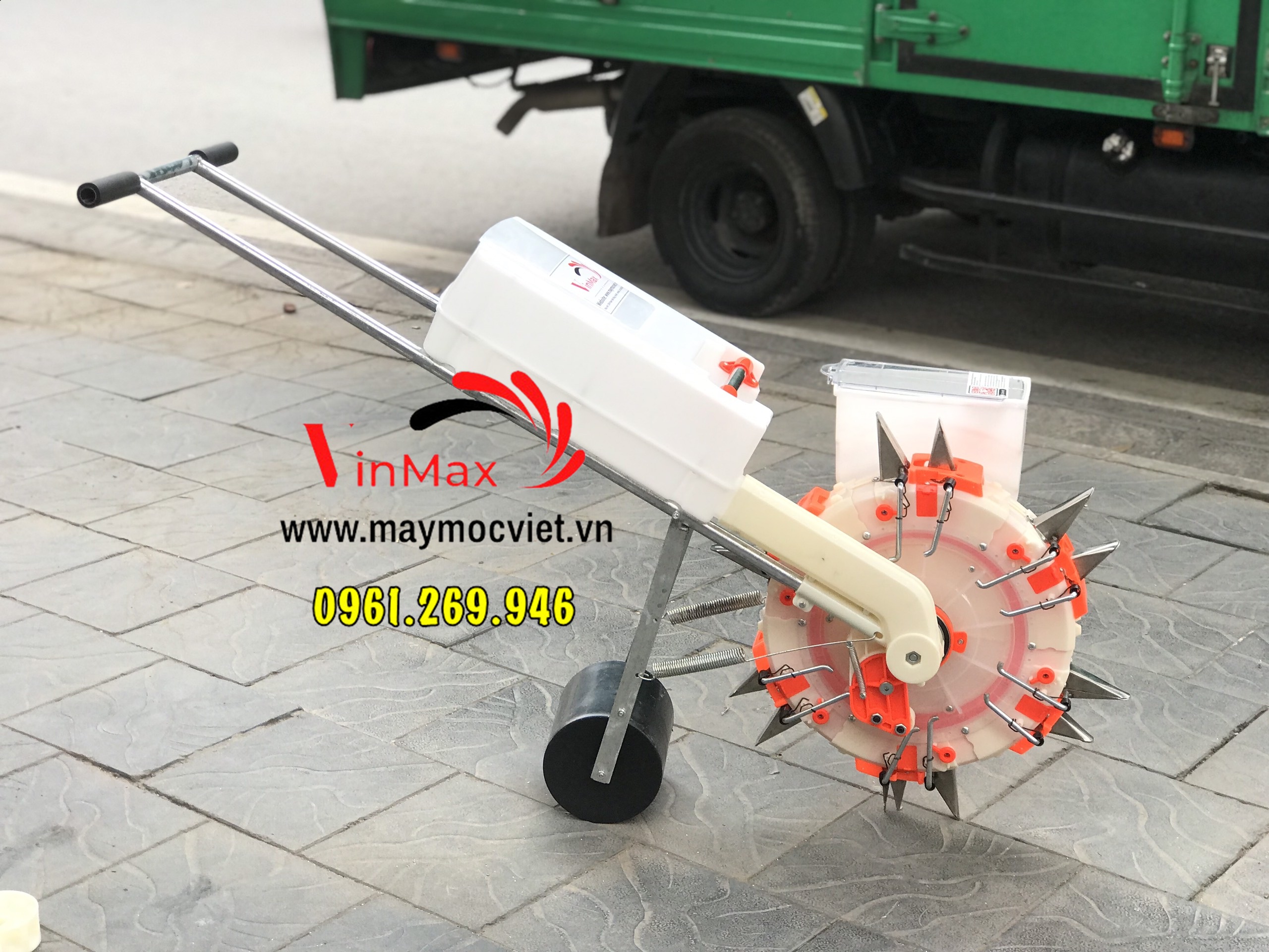Máy gieo hạt bón phân 2 chức năng Vinmax GH888