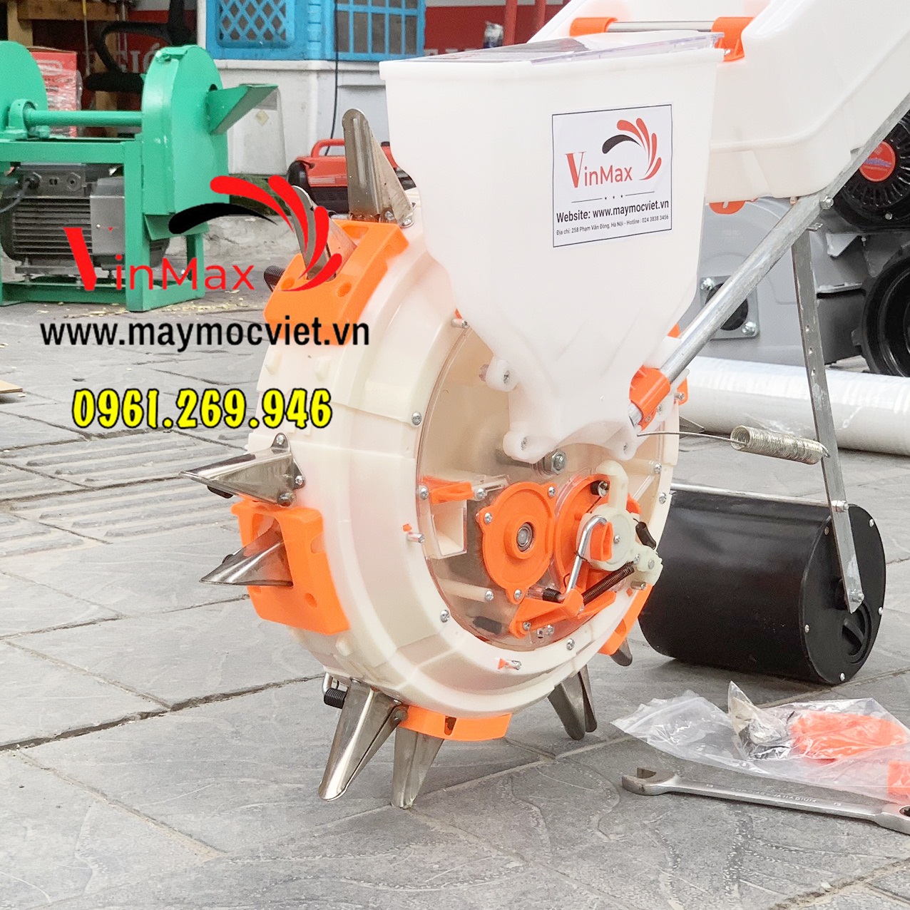 Máy gieo hạt bón phân 2 chức năng Vinmax GH888