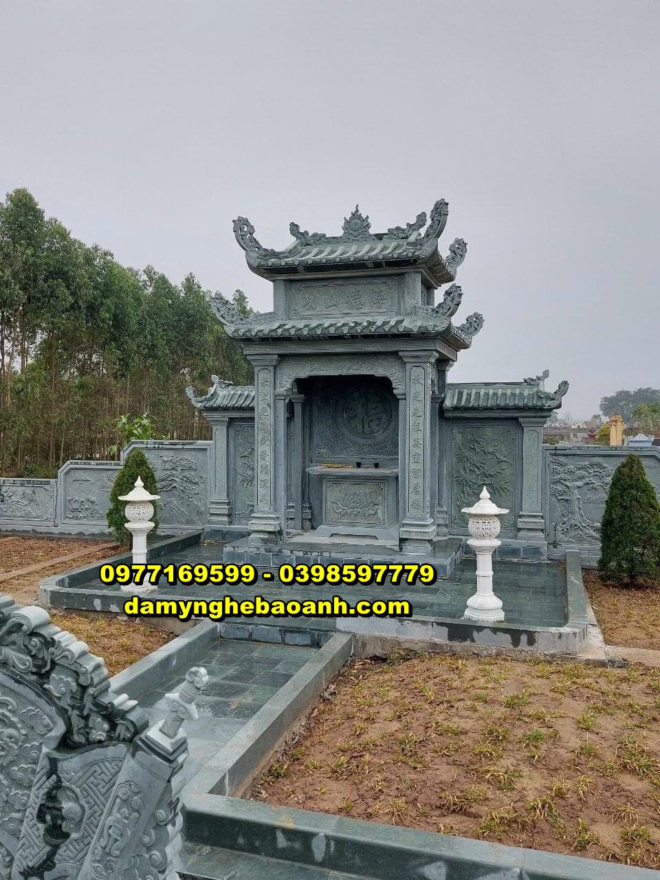 lăng mộ đá,lựa chọn mẫu am thờ đá đẹp chung cho dòng họ