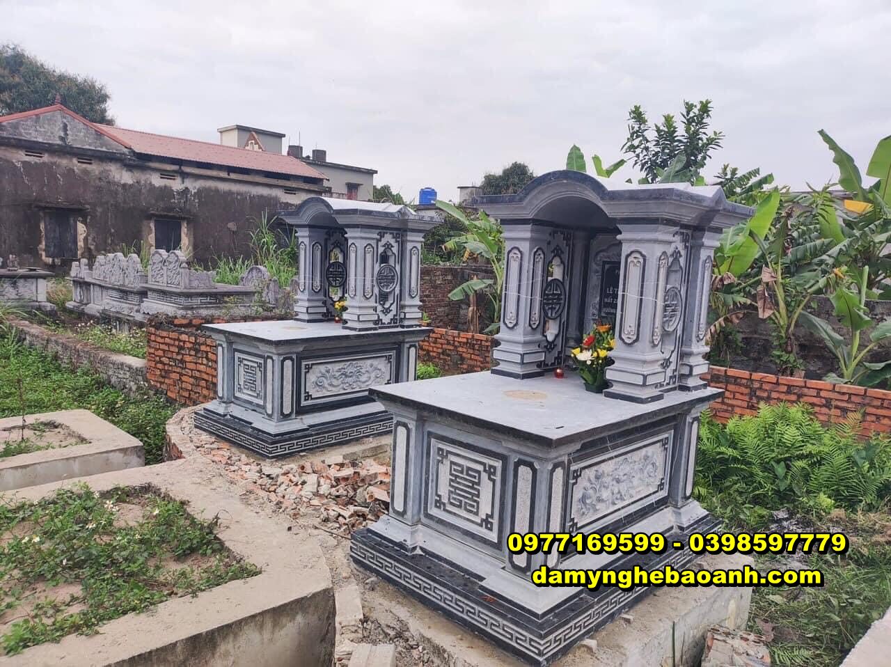 lăng mộ đá,lựa chọn mẫu am thờ đá đẹp chung cho dòng họ