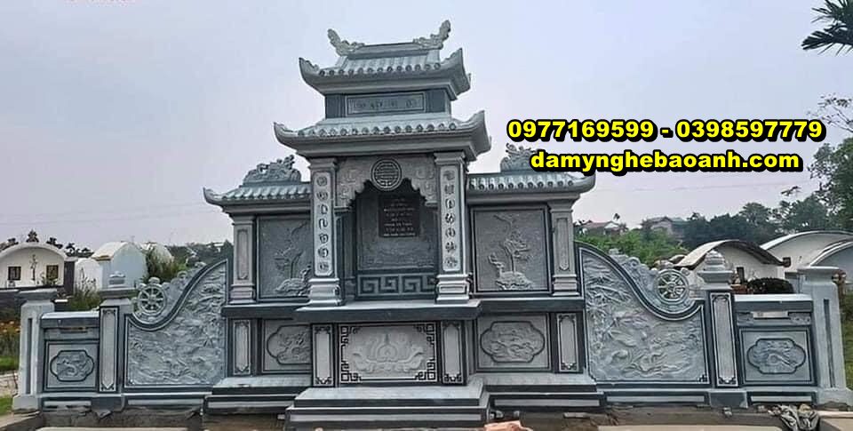 lăng mộ đá,lựa chọn mẫu am thờ đá đẹp chung cho dòng họ