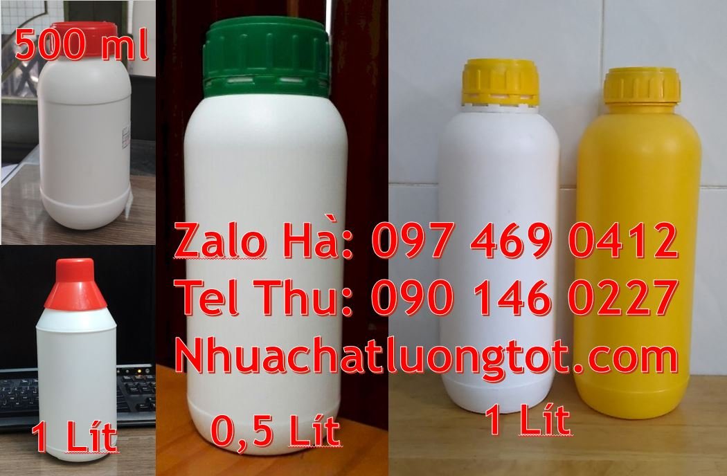 Bán chai nhựa 0.5l có nắp thoát khí,chai nhựa 1l đựng thực phẩm mới rẻ