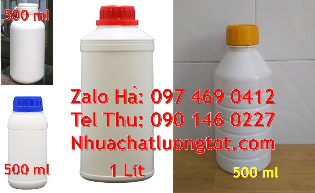 Bán chai nhựa 0.5l có nắp thoát khí,chai nhựa 1l đựng thực phẩm mới rẻ