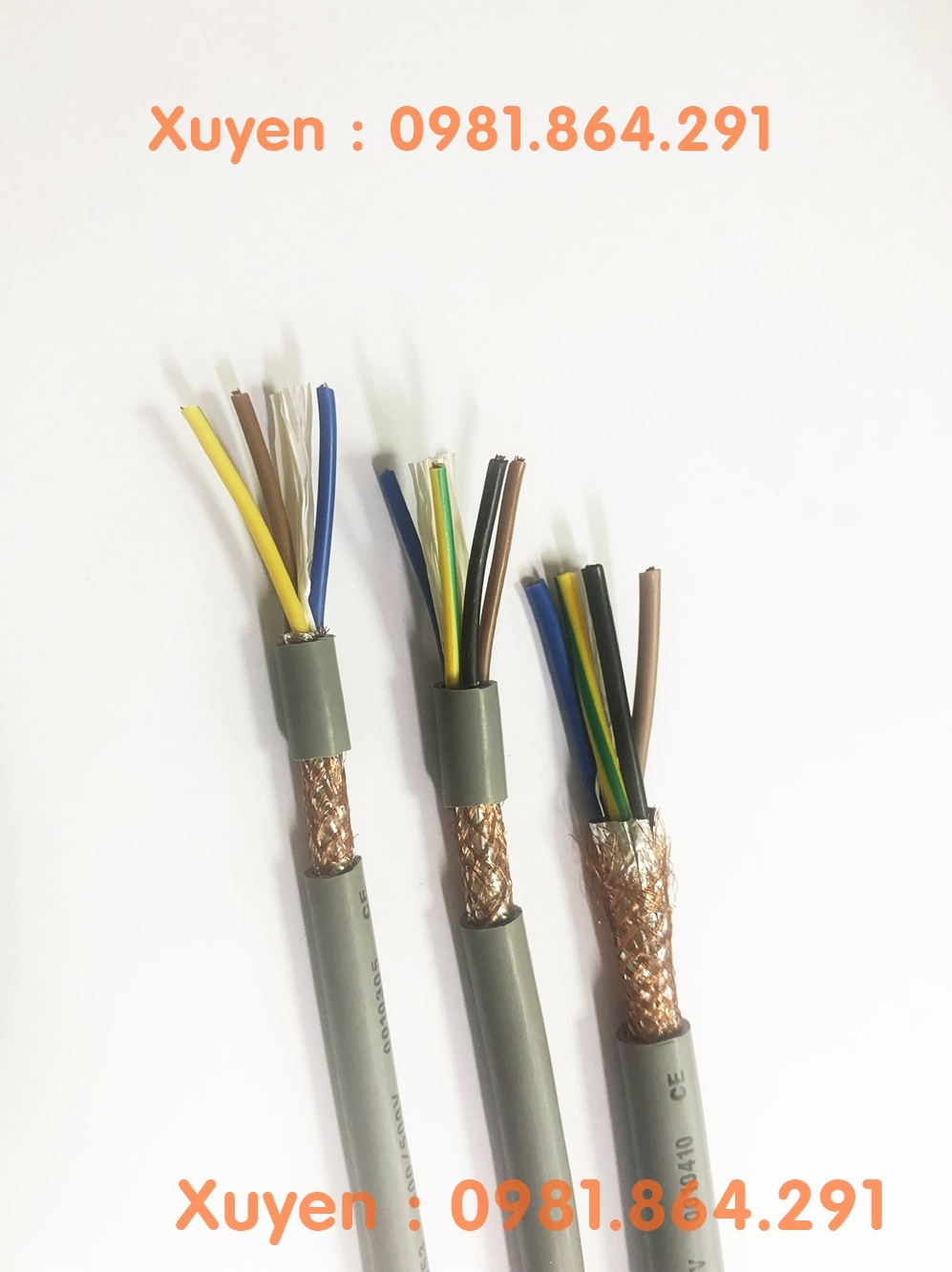 Cáp điều khiển 3C, 3x1.5mm2 bọc kim chống nhiễu Altek Kabel