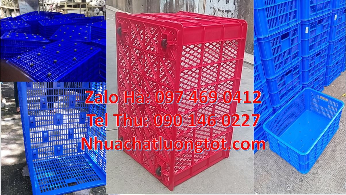 Bán sóng nhựa đựng trái cây giá rẻ, sóng nhựa đựng rau củ quả có nắp đ