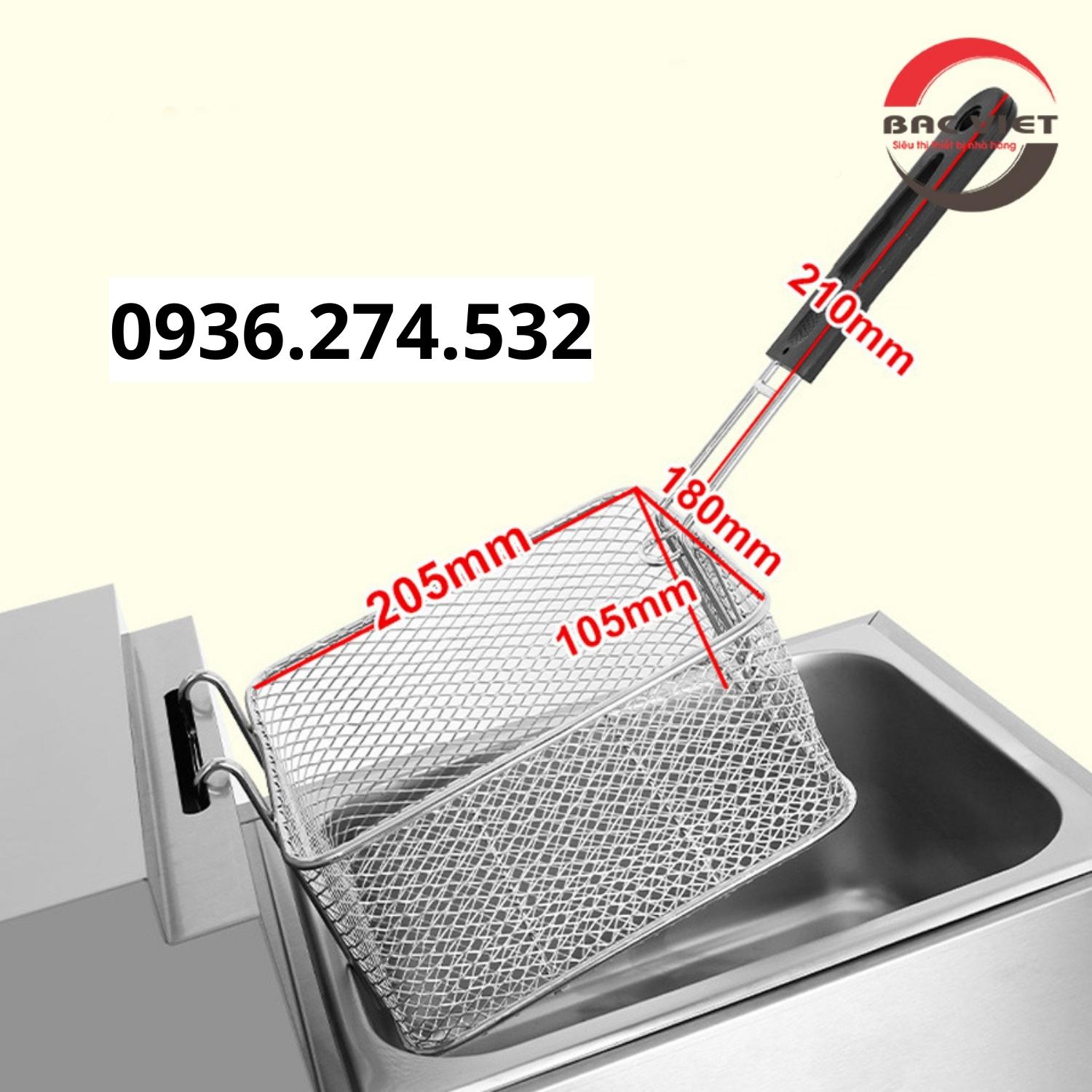 Bếp chiên nhúng nhiên liệu 6L - bảo hành 12 tháng