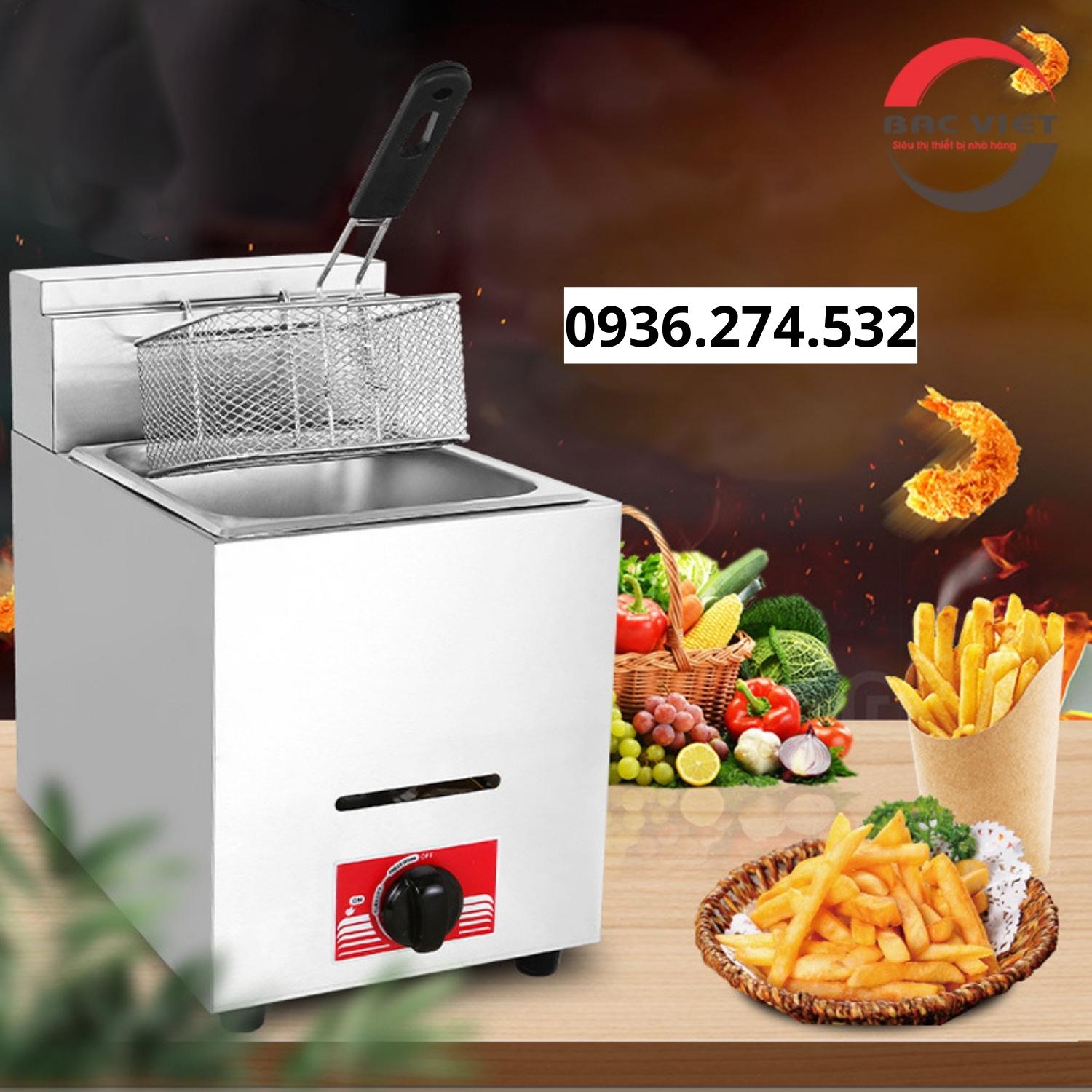 Bếp chiên nhúng nhiên liệu 6L - bảo hành 12 tháng