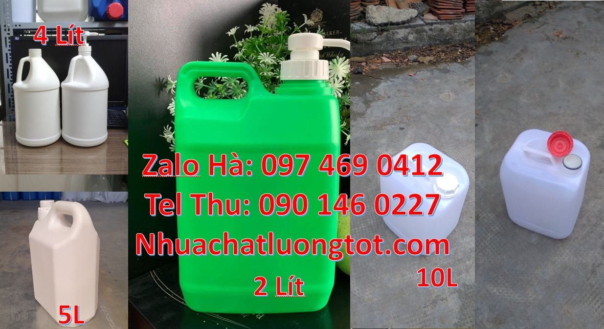 Bán can nhựa 5l có nắp thoát khí,can nhựa 10l đựng chất lỏng gia rẻ