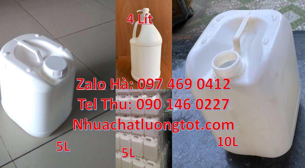 Bán can nhựa 5l có nắp thoát khí,can nhựa 10l đựng chất lỏng gia rẻ