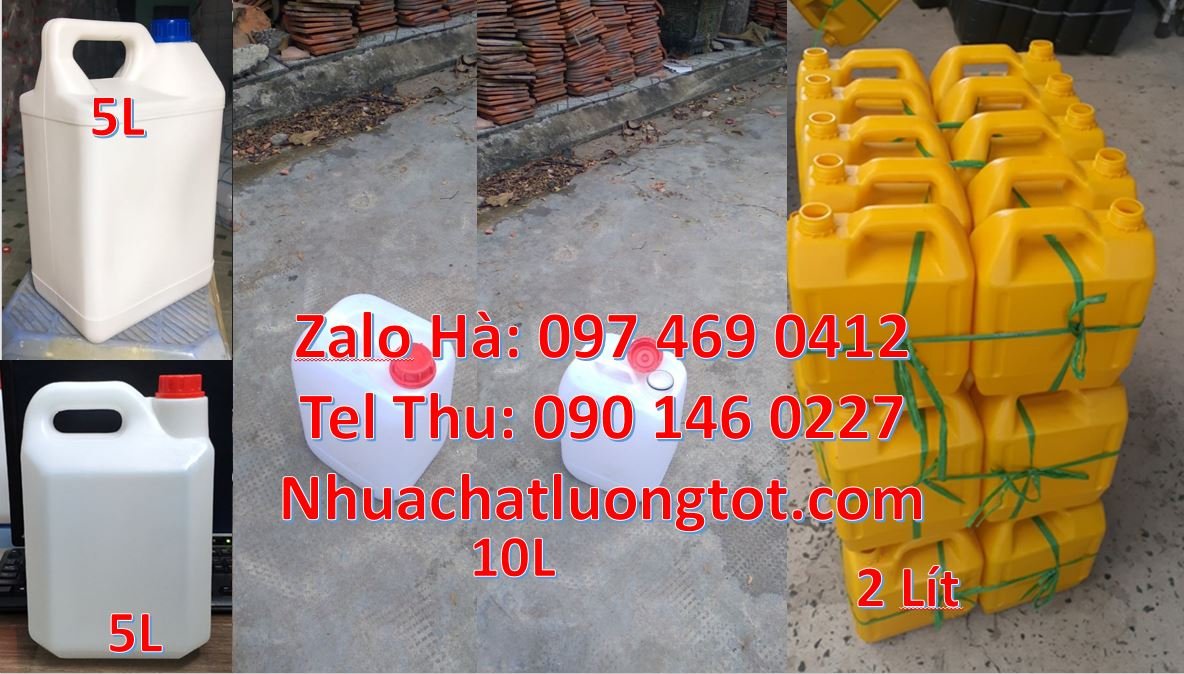 Bán can nhựa 5l có nắp thoát khí,can nhựa 10l đựng chất lỏng gia rẻ