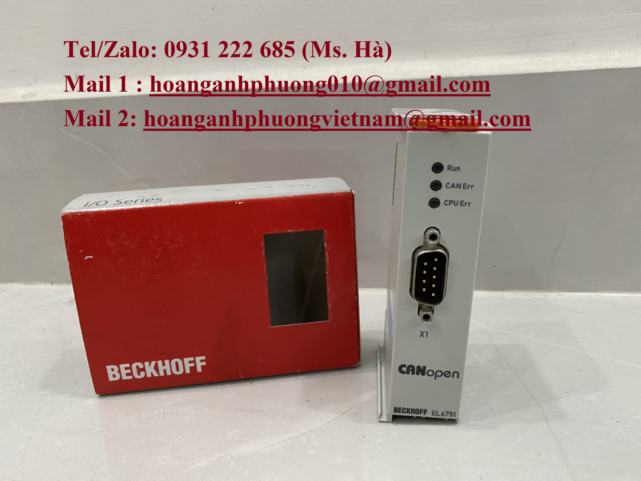EL6751  thiết bị đầu cuối dòng beckhoff  bh 12 tháng