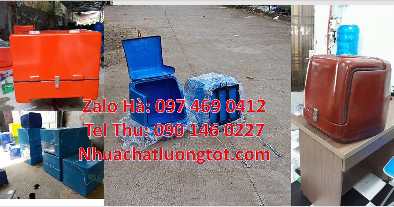 Bán thùng giao đồ ăn nhanh chất lượng cao,thùng giao hàng sau xe máy r