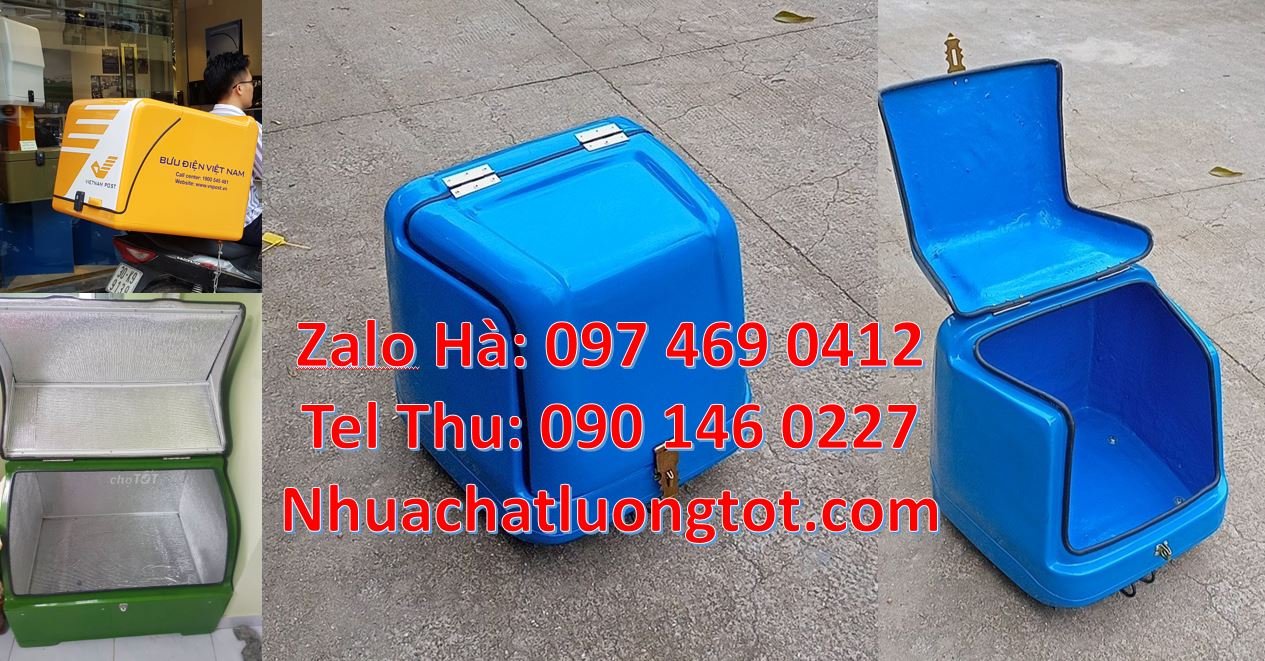 Bán thùng giao đồ ăn nhanh chất lượng cao,thùng giao hàng sau xe máy r