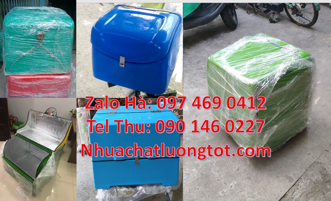 Bán thùng giao đồ ăn nhanh chất lượng cao,thùng giao hàng sau xe máy r