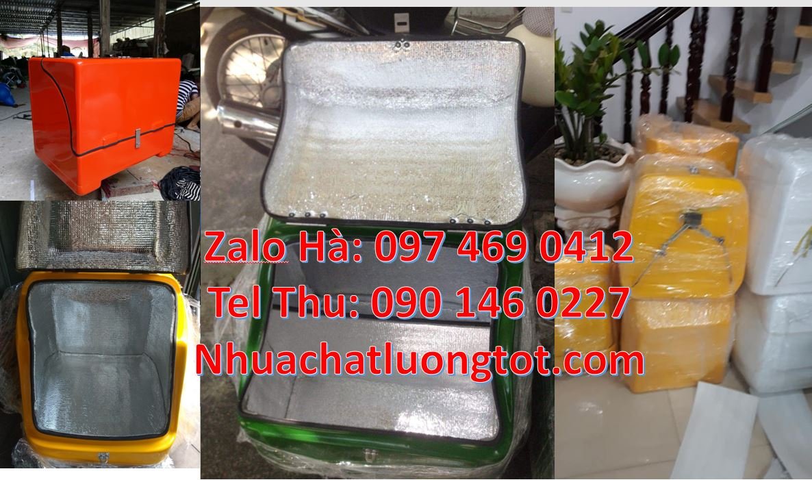 Bán thùng giao đồ ăn nhanh chất lượng cao,thùng giao hàng sau xe máy r