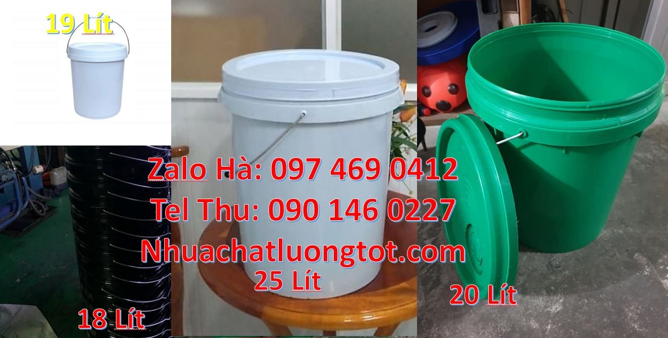 Bán thùng đựng sơn 25l đựng sơn,thùng sơn 20l đựng hóa chất có quai sa