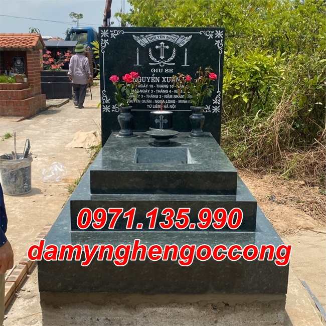 TOP 100+ Mẫu mộ hoa cương bằng đá Granite đẹp bán Hậu Giang