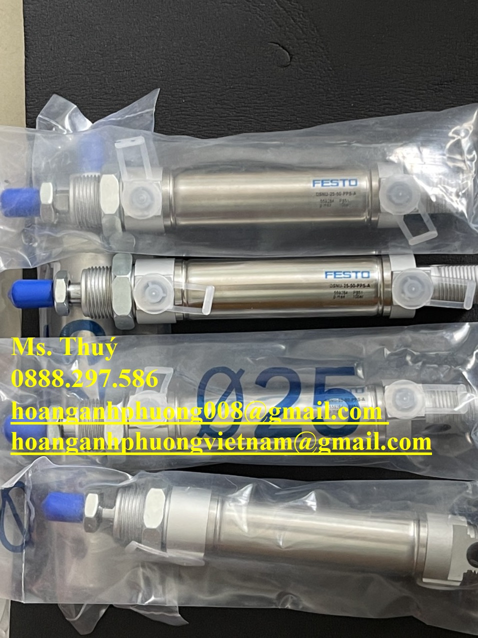 Chính hãng - Xi lanh Festo DSNU-25-50-PPS-A - Hoàng Anh Phương
