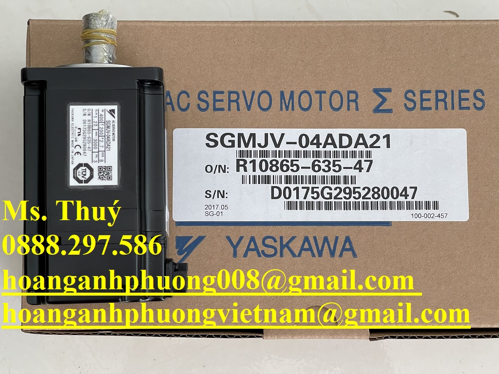 Động cơ Yaskawa SGMJV-04ADA21 - Mới 100% - Nhập khẩu