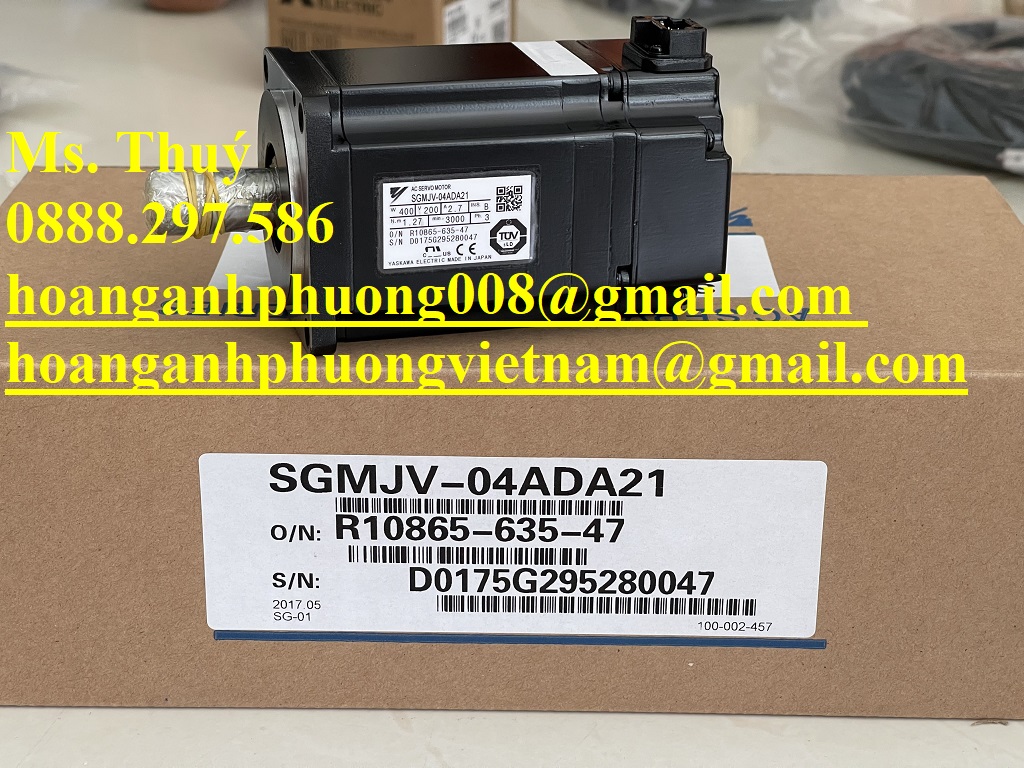 Động cơ Yaskawa SGMJV-04ADA21 - Mới 100% - Nhập khẩu